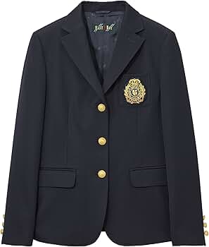 Amazon | (イーストボーイ) EASTBOY ブレザー〈3つボタン〉ネイビー